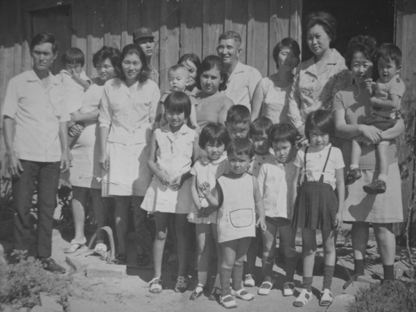 Família Hisagima, na década de 1970