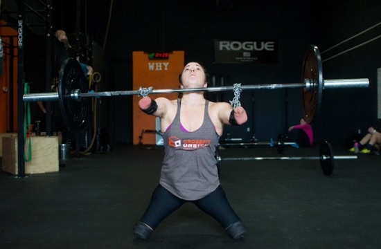 Lindsay Hilton pratica CrossFit (Foto: Zane Woodford/Metro Halifax)