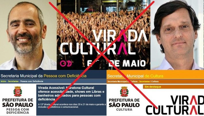 13ª edição da Virada Cultural ocupa vários espaços da capital paulista a partir das 18h deste sábado, 20, até 18h de domingo, 21. Imagem: Reprodução